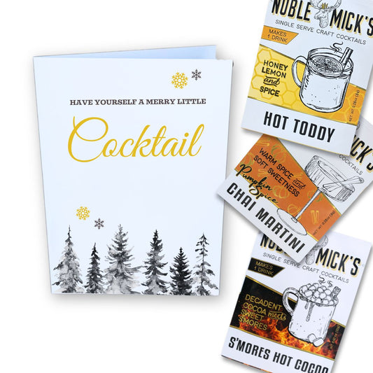 Multi Pack of 12 Merry Little Cocktail Cards