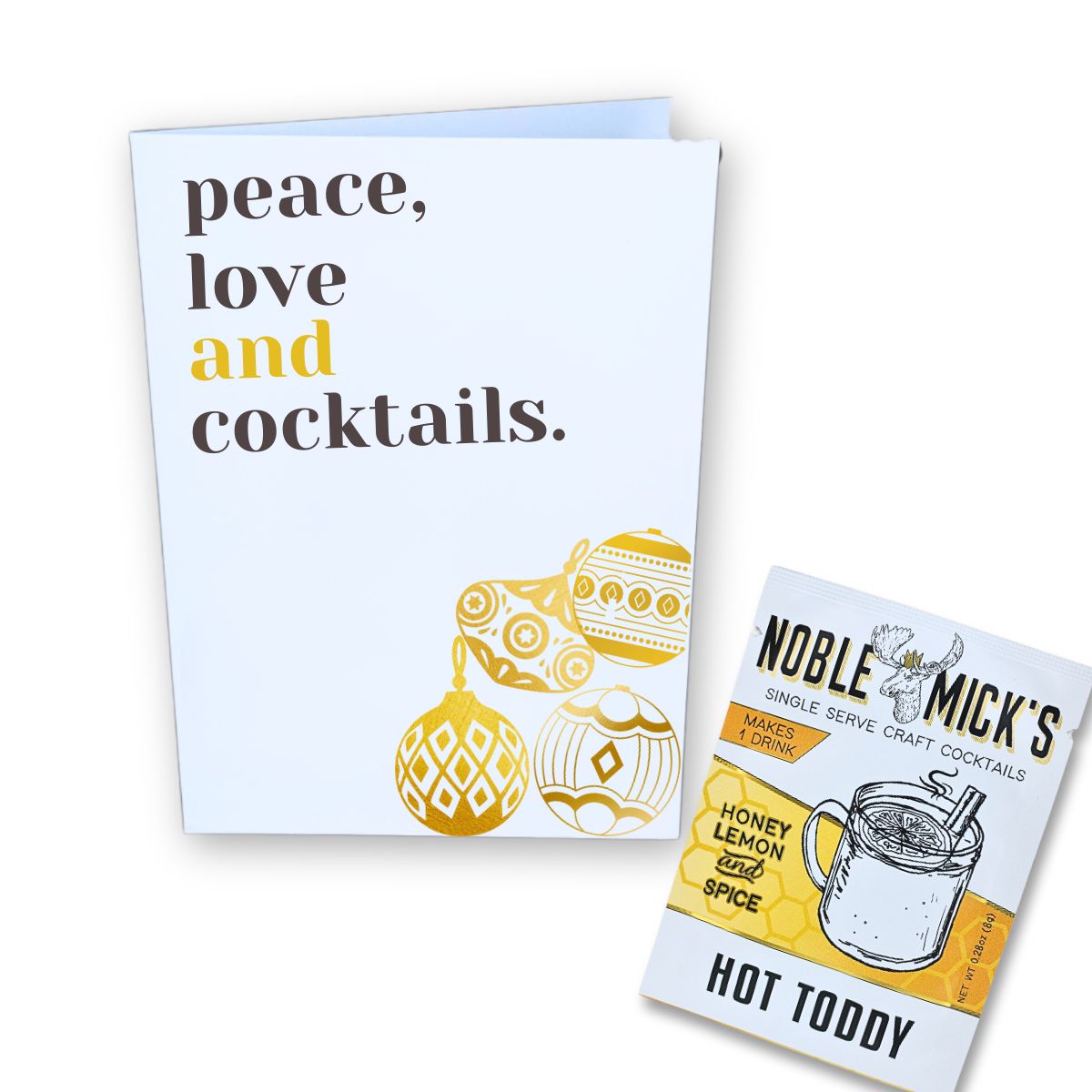 Multi Pack of 12 Peace Love and Cocktails Cards