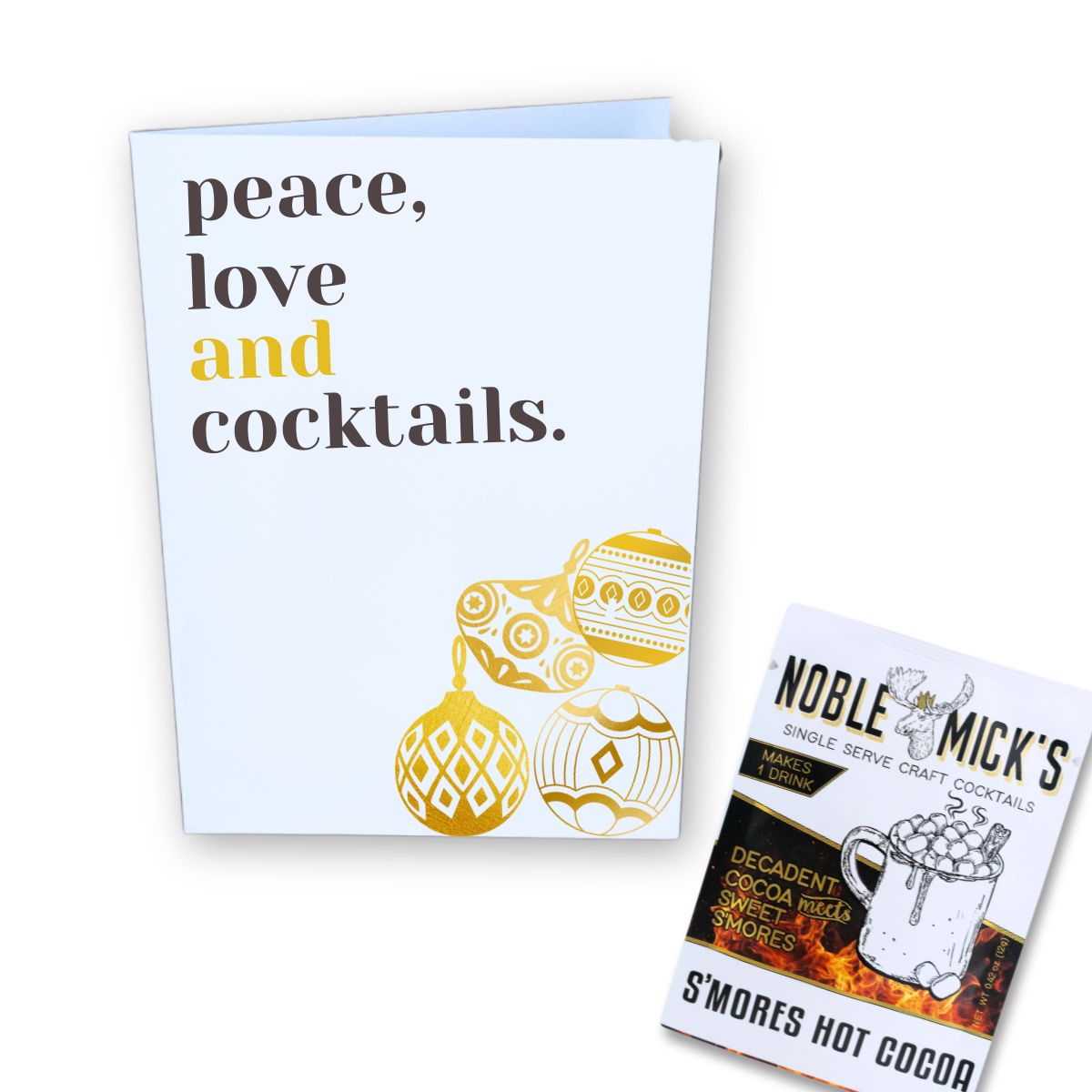 Multi Pack of 12 Peace Love and Cocktails Cards