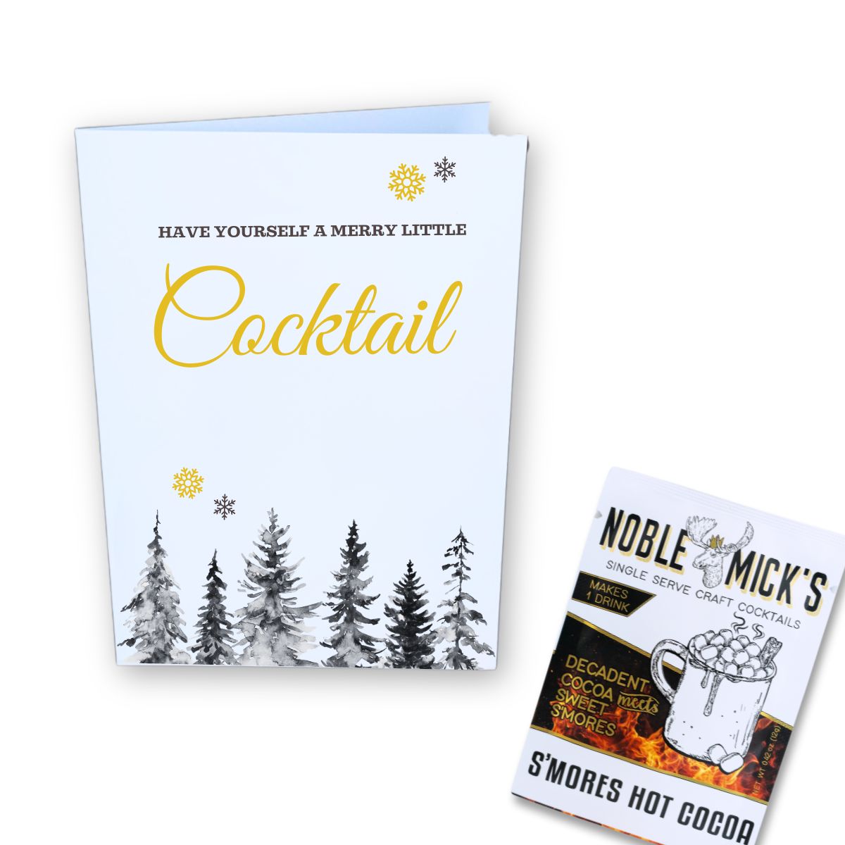 Pre Pack of 6 Merry Little Cocktail Card